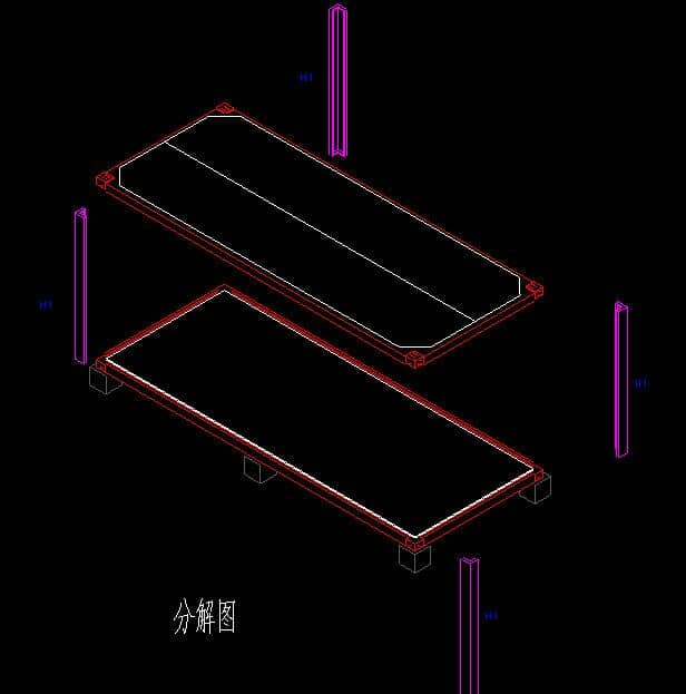 打包集装箱活动房分解设计图