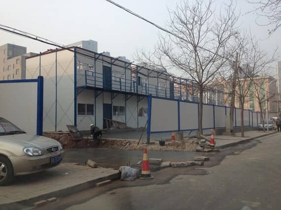 两层K式活动板房图