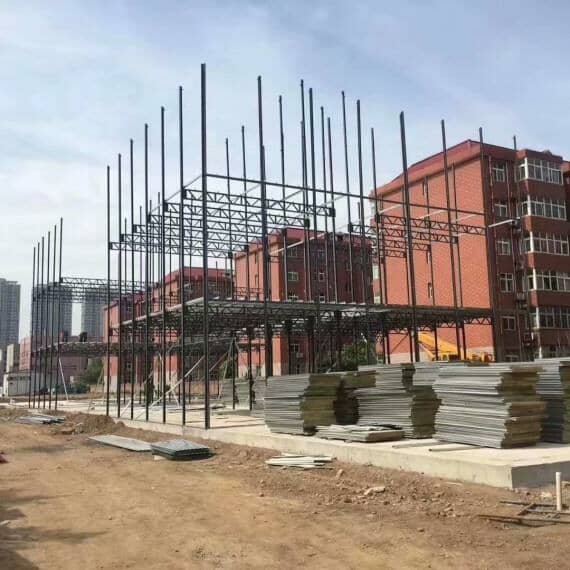 彩钢活动房墙面彩钢板图