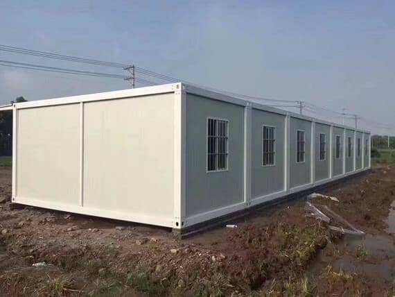 拼装式集装箱活动房侧面图