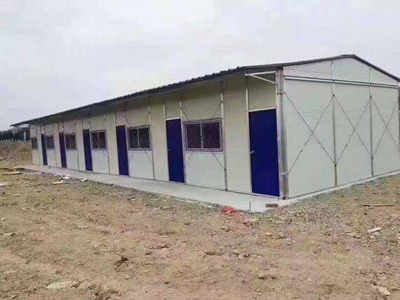 100平房保温活动房图